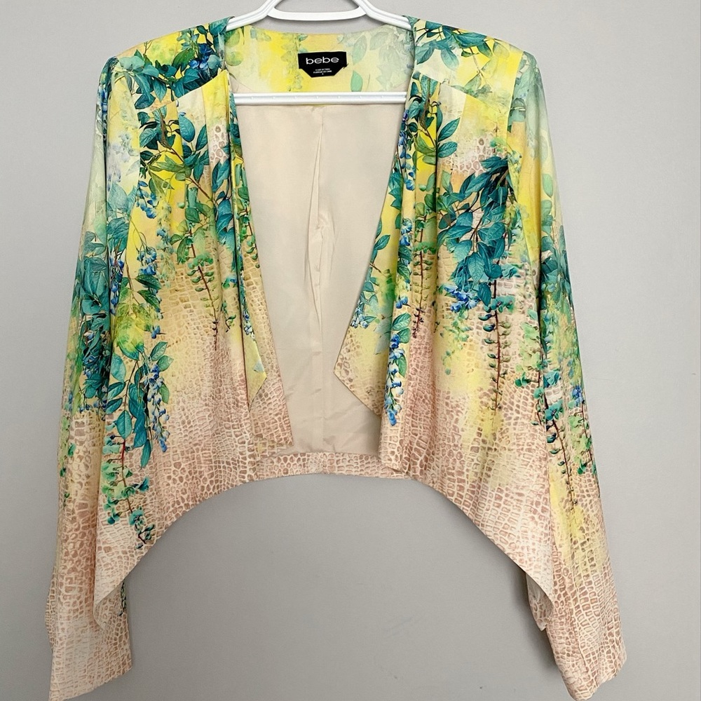 Bebe Printed Blazer